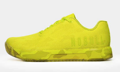 NOBULL HOMBRE TRAINER + NEON LIME CAMO