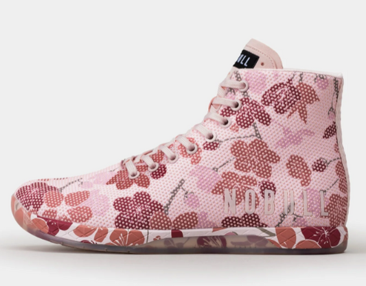 NOBULL MUJER TRAINER FLORAL HIGH TOP BLUSH CHERRY BLOSSOM