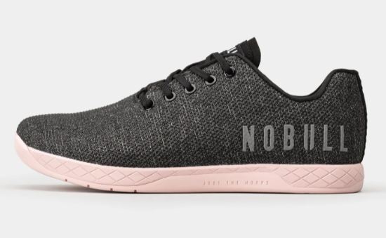 NOBULL MUJER TRAINER BLACK HEATHER DUSTY ROSE