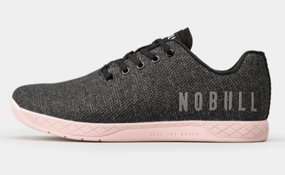 NOBULL MUJER TRAINER BLACK HEATHER DUSTY ROSE