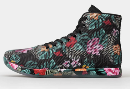 NOBULL MUJER TRAINER FLORAL HIGH TOP TROPICAL MIDNIGHT