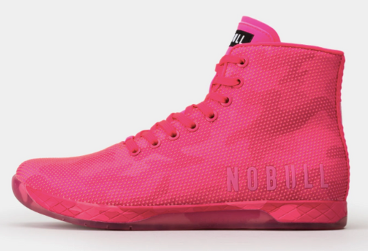 NOBULL HOMBRE TRAINER NEON PINK CAMO HIGH TOP