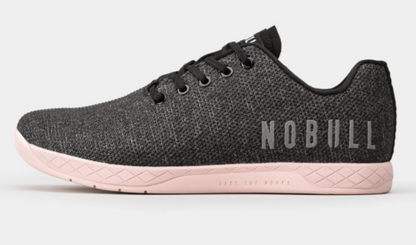 NOBULL HOMBRE TRAINER BLACK HEATHER DUSTY ROSE