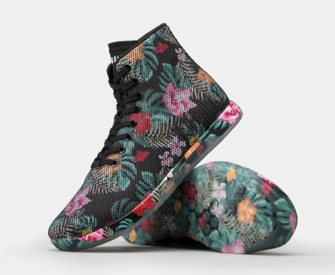 NOBULL MUJER TRAINER FLORAL HIGH TOP TROPICAL MIDNIGHT