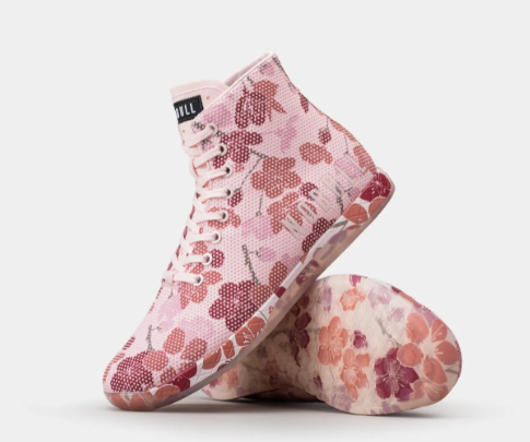 NOBULL MUJER TRAINER FLORAL HIGH TOP BLUSH CHERRY BLOSSOM