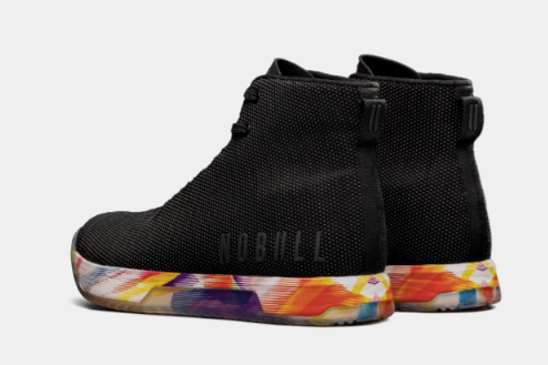 NOBULL HOMBRE TRAINER + PRIDE MOVES BLACK HIGH TOP