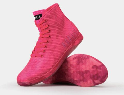 NOBULL HOMBRE TRAINER NEON PINK CAMO HIGH TOP