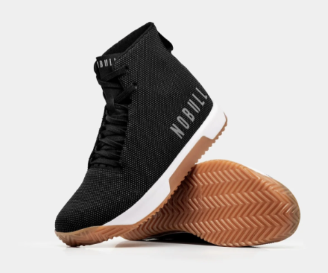 NOBULL MUJER TRAINER + BLACK WHITE GUM HIGH TOP