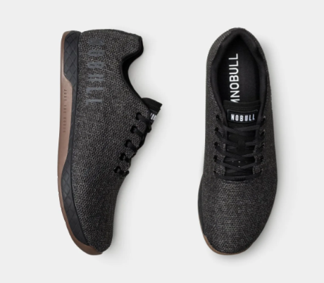 NOBULL HOMBRE TRAINER BLACK HEATHER DARK GUM