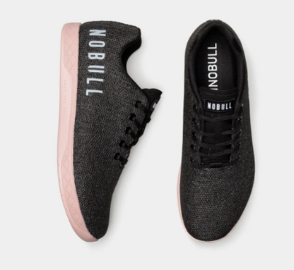 NOBULL HOMBRE TRAINER BLACK HEATHER DUSTY ROSE