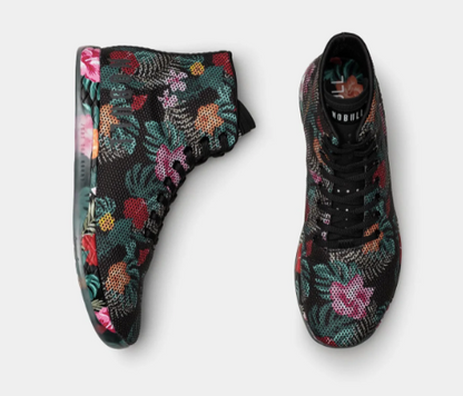 NOBULL MUJER TRAINER FLORAL HIGH TOP TROPICAL MIDNIGHT