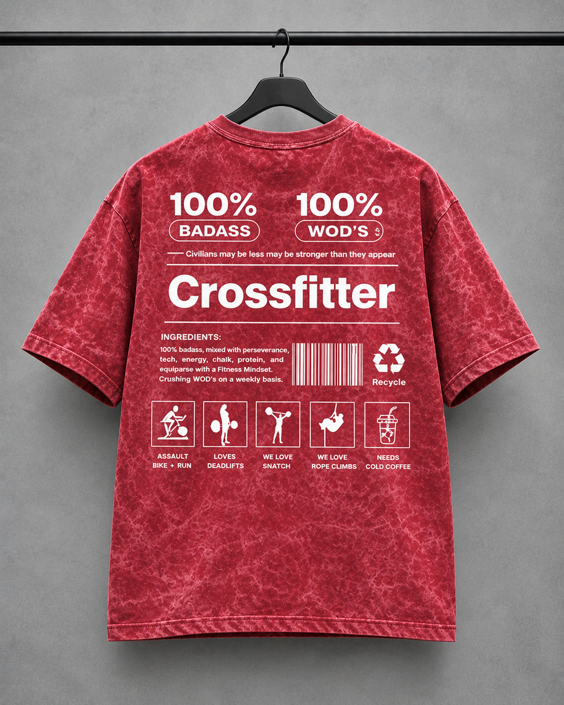 Crossfitter Acid Rosa