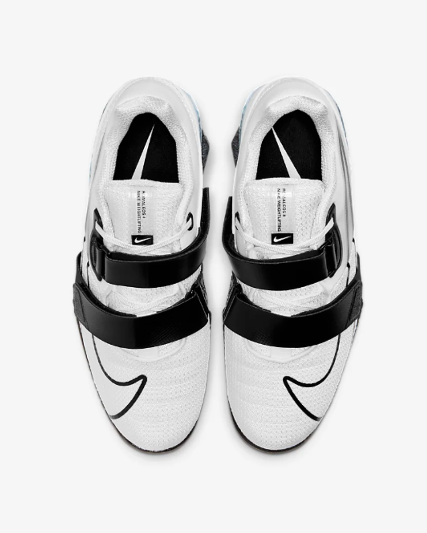 NIKE ROMALEO 4 WHITE & BLACK