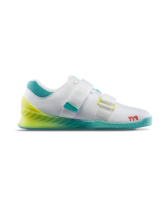 TYR WOMEN'S L-1 LIFTER WHITE-TURQOISE